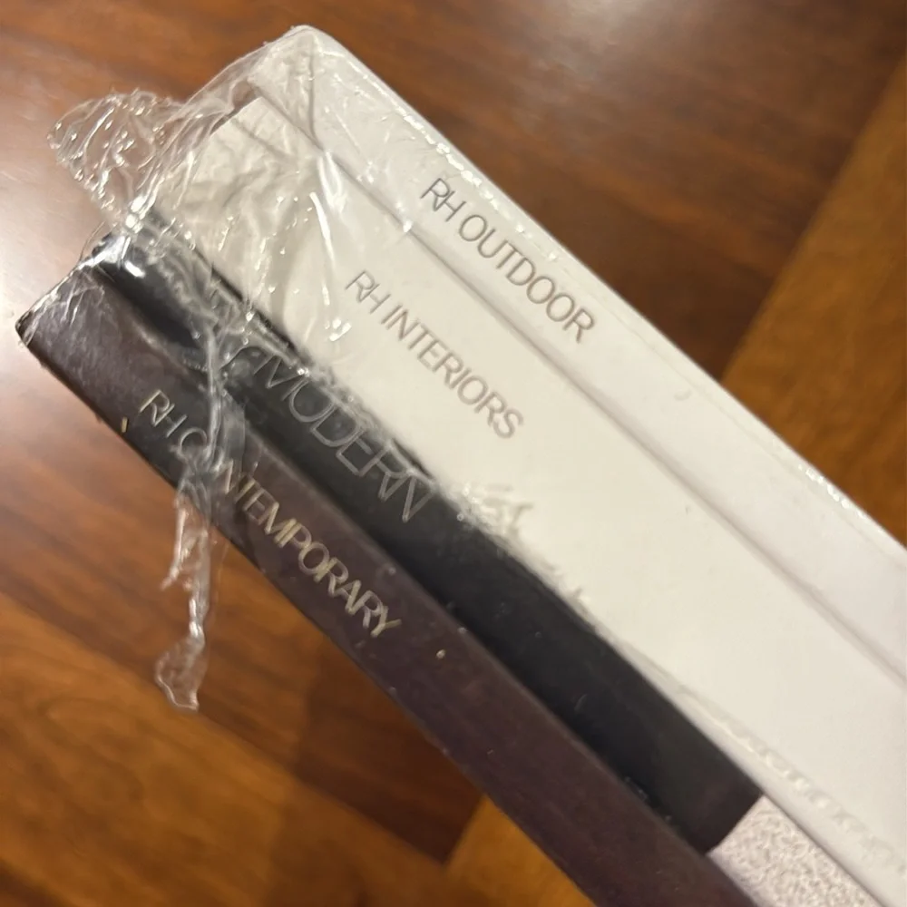 NEVER OPENED SET OF 4 RESTORATION HARDWARE CATALOGS - 2023-2021